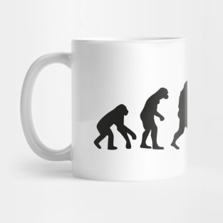 Guitar player evolution guitarist musician Mug